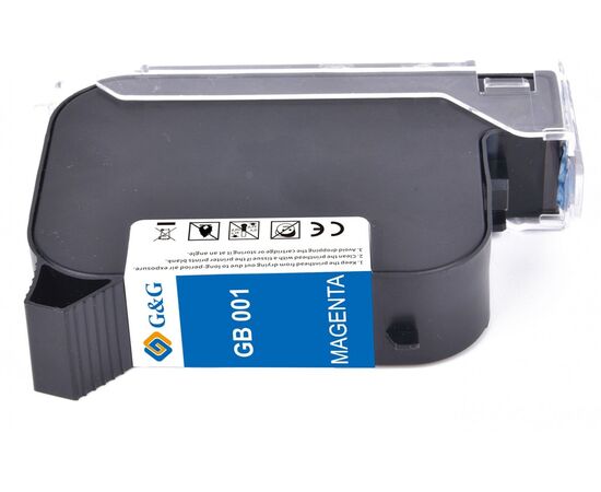  Картридж струйный G&G GB-001M пурпурный (42мл) для G&G GG-HH1001 