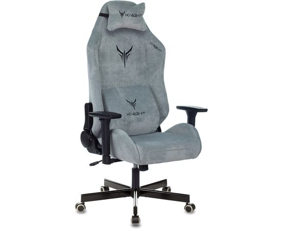  Кресло Knight N1 Fabric Light-28 (Knight N1 SKY) серо-голубой 