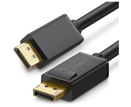  Кабель UGREEN DP102 10211 DP 1.2 Male to Male Cable 2m Black 
