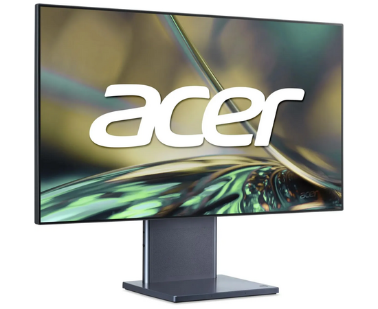  Моноблок Acer Aspire S27-1755 (DQ.BKECD.001) 27" WQHD i7 1260P (1.5) 16Gb SSD512Gb Iris Xe CR noOS GbitEth WiFi BT 135W клавиатура мышь Cam серый 