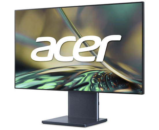  Моноблок Acer Aspire S27-1755 (DQ.BKECD.001) 27" WQHD i7 1260P (1.5) 16Gb SSD512Gb Iris Xe CR noOS GbitEth WiFi BT 135W клавиатура мышь Cam серый 