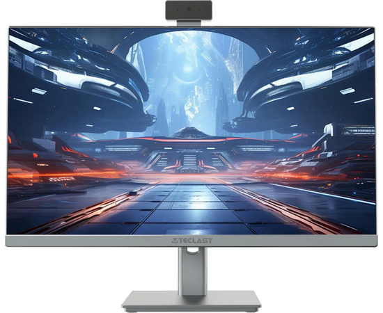  Моноблок Teclast V24 Air (V24 AIR 1270016G1TKRU) 23.8" Full HD i7 12700 (2.1) 16Gb SSD1Tb UHDG 770 Windows 11 Pro GbitEth WiFi 120W серый 