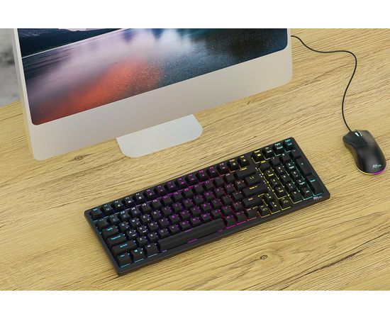  Клавиатура Royal Kludge RK98 Black USB/2.4 GHz/Bluetoth/RGB/Hot Swap/Brown switch 