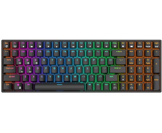  Клавиатура Royal Kludge RK100 Black USB/2.4 GHz/Bluetoth/RGB/Hot Swap/Brown switch 