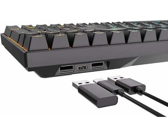  Клавиатура Royal Kludge RK100 Black USB/2.4 GHz/Bluetoth/RGB/Hot Swap/Brown switch 