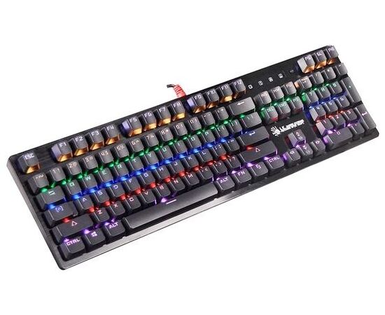  Клавиатура A4Tech Bloody B820R Blue S механическая черный USB for gamer LED (B820R BLACK (BLUE SWITCH)) 