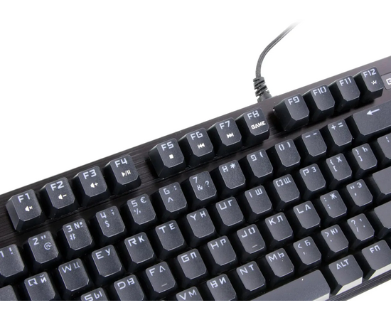  Клавиатура A4Tech Bloody B820R Blue S механическая черный USB for gamer LED (B820R BLACK (BLUE SWITCH)) 