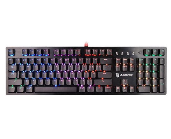  Клавиатура A4Tech Bloody B820R механическая черный USB for gamer LED (B820R BLACK (RED SWITCH)) 