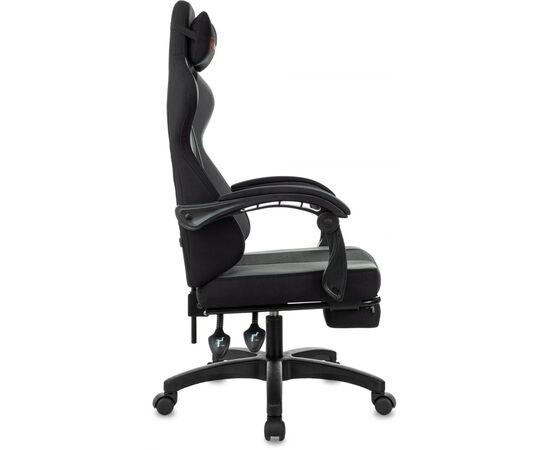  Кресло игровое Zombie Weaver G черный/серый с подголов. крестов. пластик подст.для ног пластик черный 