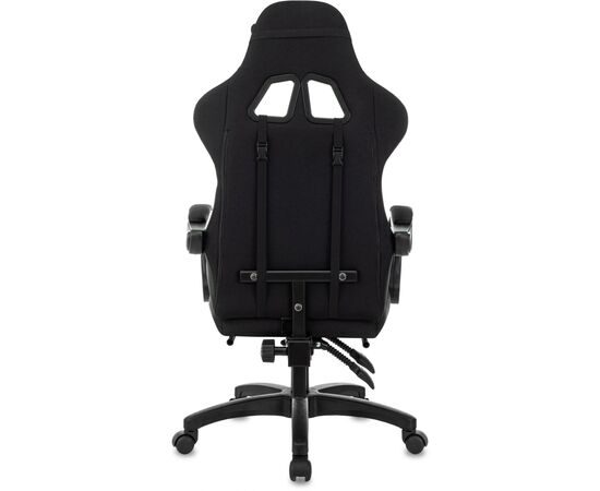  Кресло игровое Zombie Weaver G черный/серый с подголов. крестов. пластик подст.для ног пластик черный 