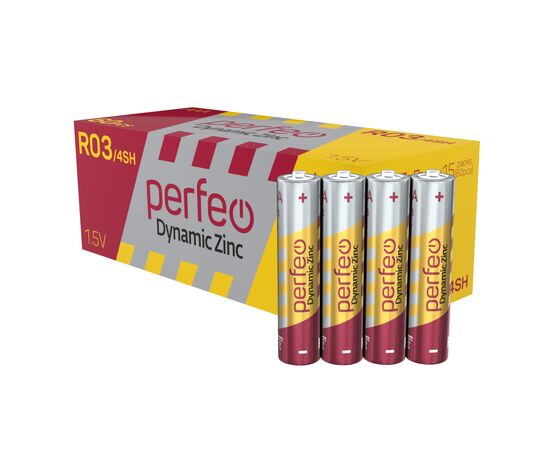  Батарейка Perfeo R03/4SH Dynamic Zinc 