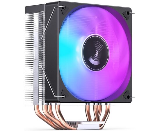  Кулер JONSBO CR-1000E Black LGA1700/1200/115X (TDP 210W, PWM, 120mm Dynamic Multi-Color LED Fan, 4 тепловые трубки, 4-pin) Retail 