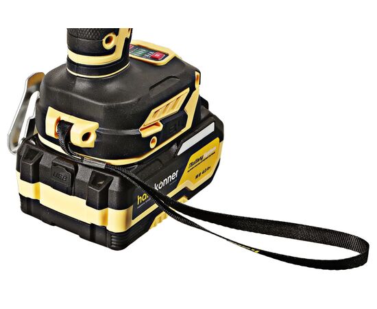  Винтоверт Hanskonner HCD20280BLC ударный 1x4.0Ач+ЗУ, кейс HS 
