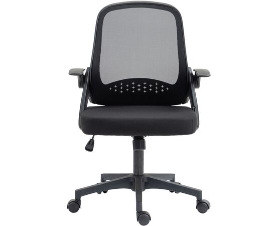  Кресло Cactus CS-MC212-BK черный низк.спин. крестов. пластик 