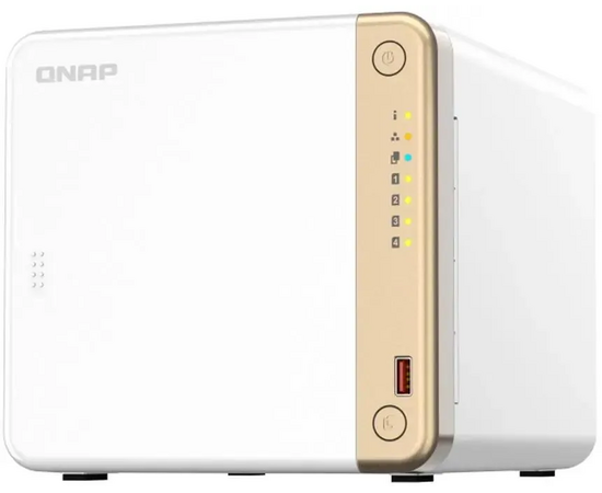  Сетевое хранилище NAS Qnap Original TS-462-4G 4-bay настольный Celeron N4505 