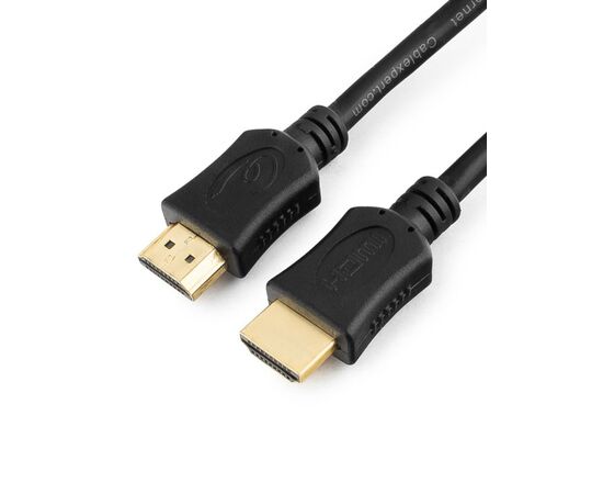  Кабель Gembird HDMI 1.8м, v1.4, 19M/19M, серия Light, черный, позол.разъемы, экран (CC-HDMI4L-6) 