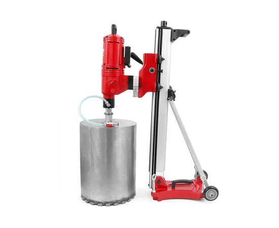  Установка алмазного бурения MESSER DM350Е-N (10-40-350) 3,5 кВт, 360/750/1000 об/мин на стойке 