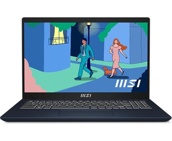  Ноутбук MSI MS-15H1 Modern 15 B12MO-657XBY (9S7-15H114-657) 15.6" FHD IPS 60Hz/i3-1215U/16GB/SSD512GB/Intel UHD/White Backlit/DOS/Star Blue 