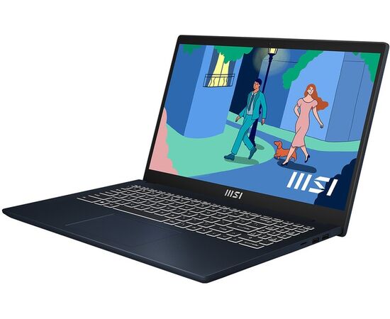  Ноутбук MSI MS-15H1 Modern 15 B12MO-657XBY (9S7-15H114-657) 15.6" FHD IPS 60Hz/i3-1215U/16GB/SSD512GB/Intel UHD/White Backlit/DOS/Star Blue 