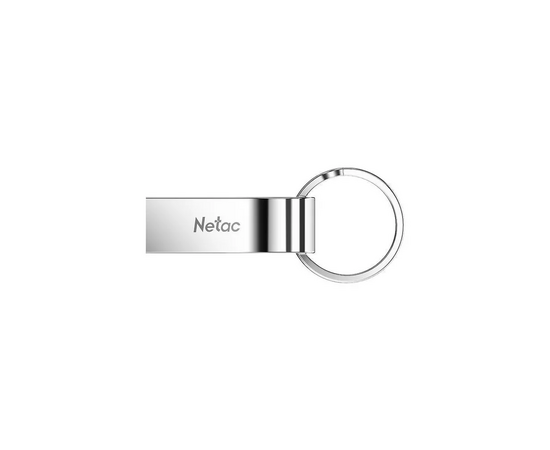  Флеш Диск Netac U275 4Gb <NT03U275N-004G-20SL>, USB2.0, с кольцом, металлическая 