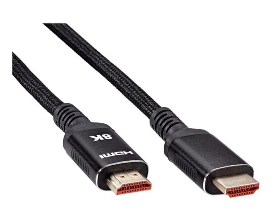  Кабель Vcom ACG859B-1.0 HDMI 19M/M, ver. 2.1 8KX60Hz Econom оплетка 1m iOpen 