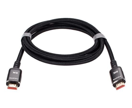  Кабель Vcom ACG859B-1.0 HDMI 19M/M, ver. 2.1 8KX60Hz Econom оплетка 1m iOpen 