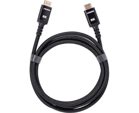  Кабель Vcom ACG859B-1.0 HDMI 19M/M, ver. 2.1 8KX60Hz Econom оплетка 1m iOpen 