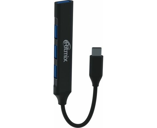  USB-hub Ritmix CR-4401 серый 