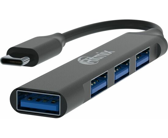  USB-hub Ritmix CR-4401 серый 