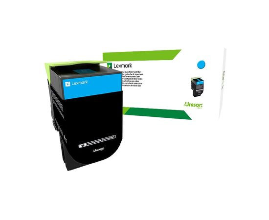  Тонер-картридж Lexmark 80C8SCE голубой для CX310/410/510 2K 