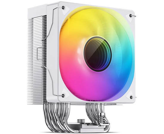  Кулер JONSBO CR-1000 V2 Pro ARGB White LGA1700/1200/115X/AM5/AM4 (TDP 230W, PWM, 120mm ARGB Fan, 6 тепловых трубок, белый, 4-pin) Retail 