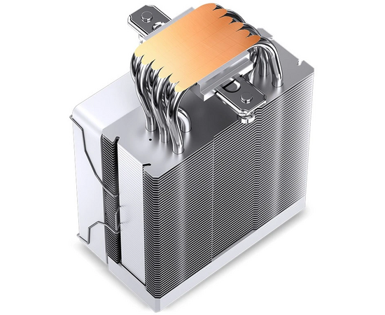  Кулер JONSBO CR-1000 V2 Pro ARGB White LGA1700/1200/115X/AM5/AM4 (TDP 230W, PWM, 120mm ARGB Fan, 6 тепловых трубок, белый, 4-pin) Retail 