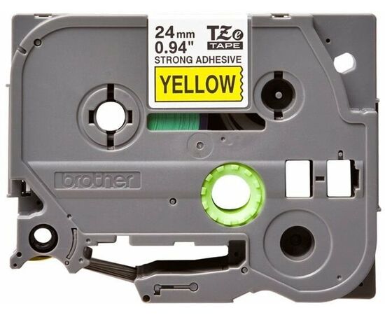  Картридж ленточный Brother TZES651 черный на желтом 24x8 для Brother P-Touch 