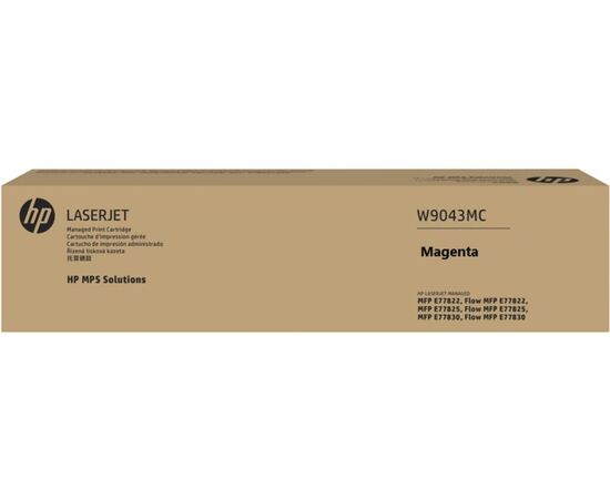  Тонер-картридж HP W9043MC для Color LJ Managed MFP (E77822, E77825, E77830), пурпурный 