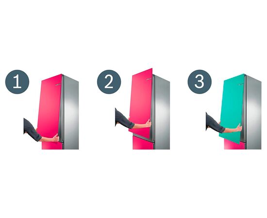  Набор панелей к холодильнику Bosch KSZ1BVP00 Light rosé (RAL CS095 Rosa Pallido) 