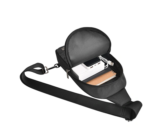  Сумка через плечо WiWU Salem Crossbody Bag (Black + Gray) 