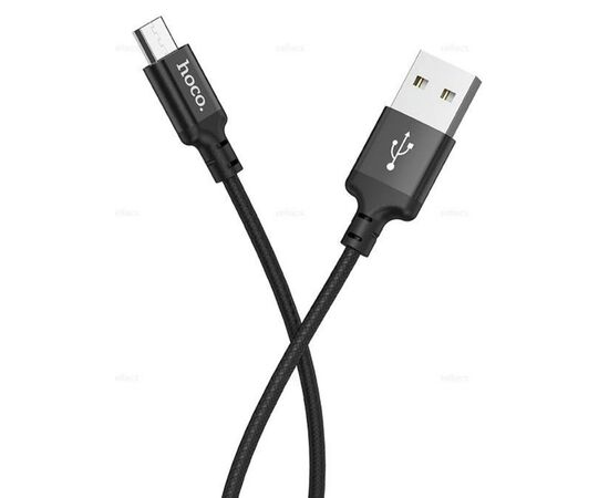  HOCO X14/ USB кабель Micro/ 1m/ 2A/ Нейлон/ Black 