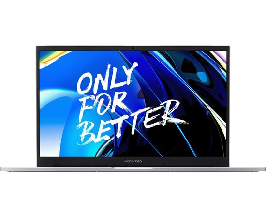  Ноутбук MAIBENBEN M557 (M5571SF0HSRE1) 15.6", IPS, AMD Ryzen 7 5825U 2ГГц, 8 ядер, 16ГБ 512ГБ SSD, AMD Radeon, Windows 11 Home, серебристый 