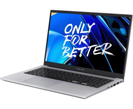  Ноутбук MAIBENBEN M557 (M5571SF0HSRE1) 15.6", IPS, AMD Ryzen 7 5825U 2ГГц, 8 ядер, 16ГБ 512ГБ SSD, AMD Radeon, Windows 11 Home, серебристый 