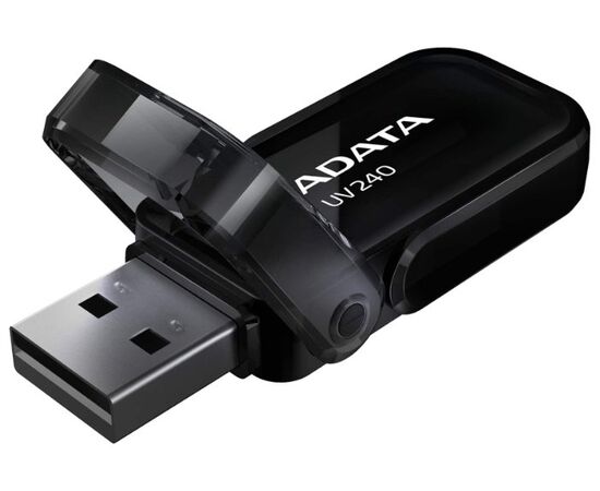  USB-флешка A-DATA AUV240-64G-RBK 64GB UV240, USB 2.0, Черный 