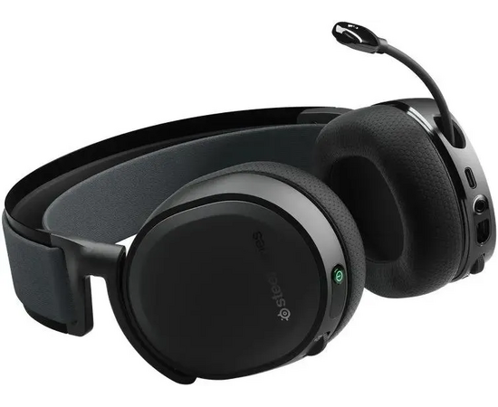  Наушники с микрофоном Steelseries Arctis 7+ черный мониторные Radio оголовье (61470) 