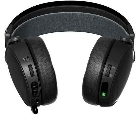  Наушники с микрофоном Steelseries Arctis 7+ черный мониторные Radio оголовье (61470) 