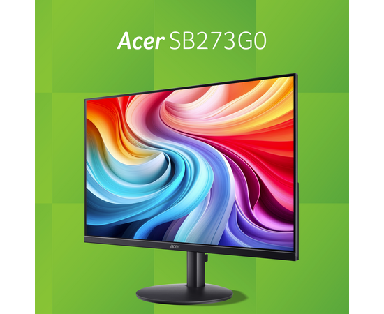  Монитор Acer SB273G0bi (UM.HS3EE.001) Black (27" IPS, 1920x1080, 120Hz, 1 ms, 178 /178 , 250 cd/m, 100M:1, +HDMI 1.4) 