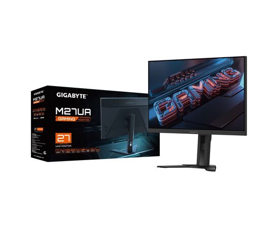  Монитор Gigabyte M27UA EK Black (27" IPS, 3840×2160, 160Hz, 1мс, 350cd/m, 1000:1, 2xHDMI-2.1, DP-1.4, 3xUSB3.2, USB Type-C ) 