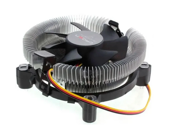  Кулер CROWN CM-80 v2 (CM000003693) (Для Intel + 1700 и AMD, TDP до 65 Ватт, коннектор 3 pin, Низкая посадка радиатора , Гидродинамический подшипник) 