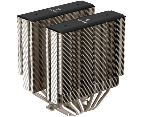  Кулер XASTRA AX620 LGA1851/1700/1200/115X/AM5/AM4 (Dual Tower, TDP 270W, 6 тепл.трубок 6мм , 2xPWM FDB Fan 120mm black ,медное основание) 