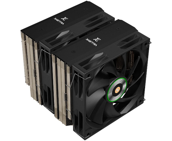 Кулер XASTRA AX620 LGA1851/1700/1200/115X/AM5/AM4 (Dual Tower, TDP 270W, 6 тепл.трубок 6мм , 2xPWM FDB Fan 120mm black ,медное основание) 