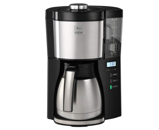  Кофеварка капельная Melitta Look V Therm Timer Black Filter 1000Вт черный/нерж 