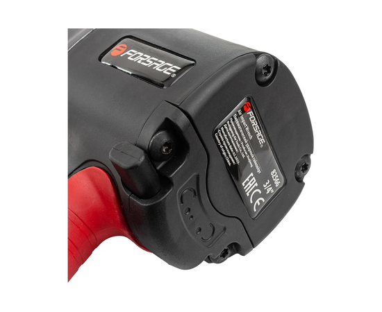  Пневмогайковерт Forsage Twin Hammer F-82566 (48141) ударный с реверсом и регулировкой усилия в облегченном корпусе 3/4" 