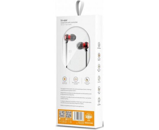  Наушники + микрофон  LDNIO HP02/ Кнопка управления/ 1м/ 3.5 mm jack/ Чёрный 